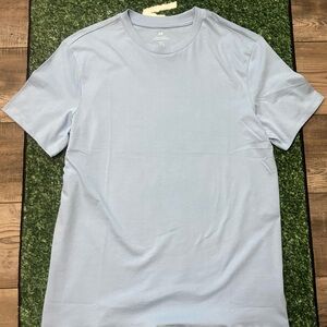 H&M Sky Blue Short Sleeve Tee